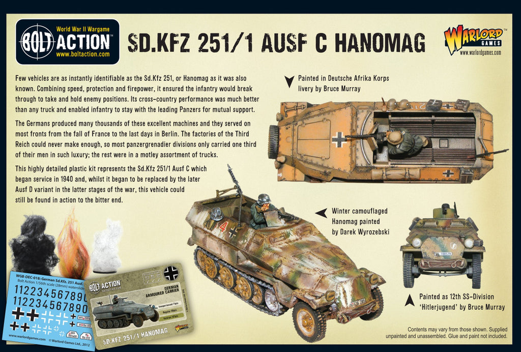Sd.Kfz 251/1 Ausf C Hanomag - The Tabletop Strategist