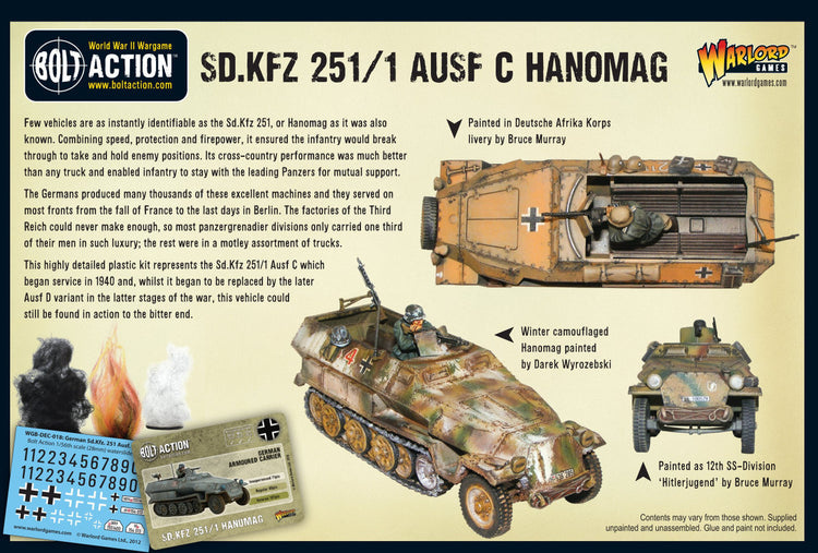 Sd.Kfz 251/1 Ausf C Hanomag - The Tabletop Strategist