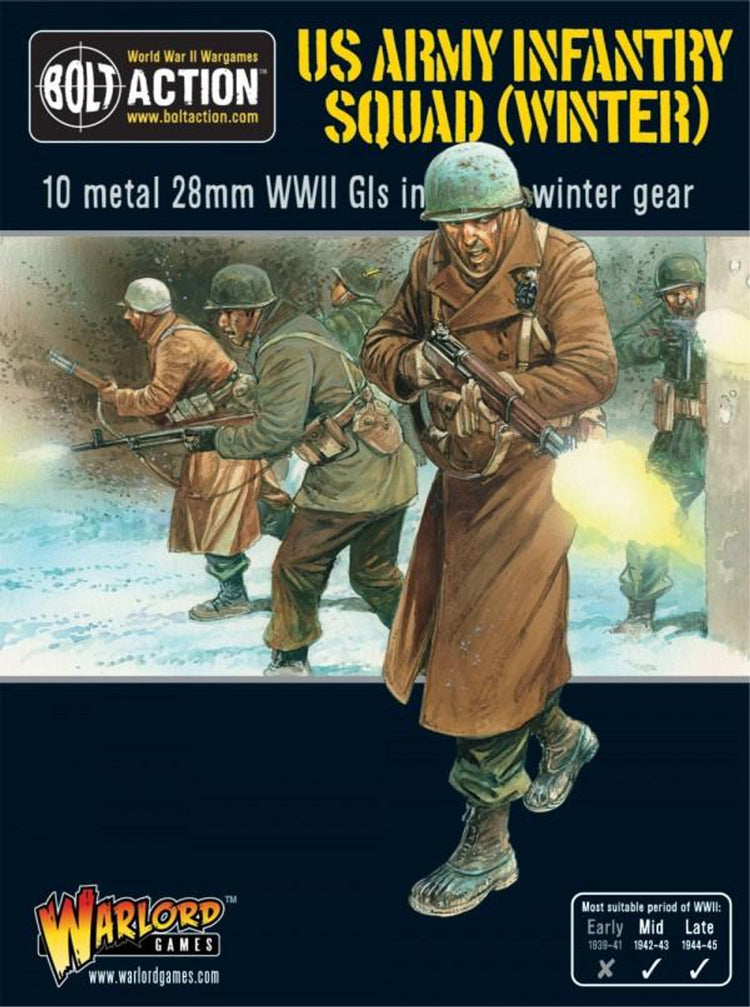 Bolt Action: US Army Infantry Squad in Winter Clothing - The Tabletop Strategist