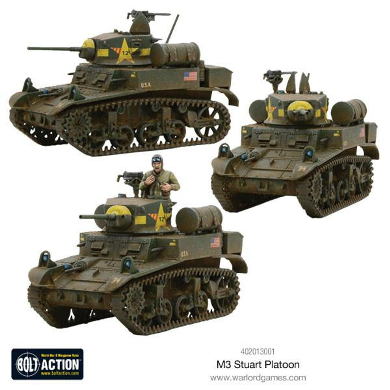 M3 Stuart Platoon - The Tabletop Strategist