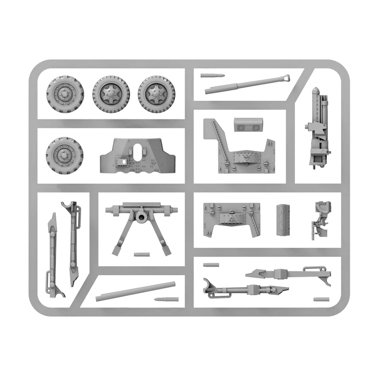 Bolt Action - US 57mm Anti-Tank Gun (Plastic)