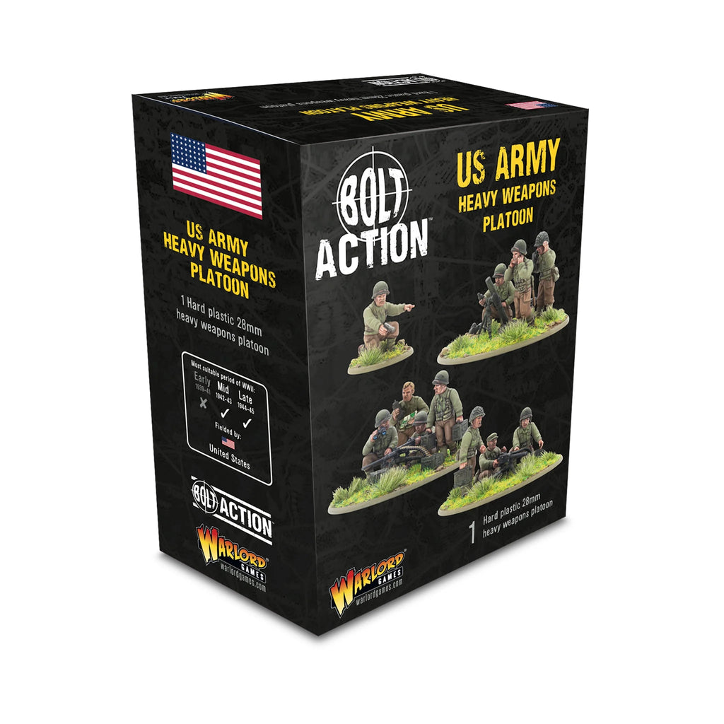 Bolt Action - US Heavy Weapons Platoon (Plastic)