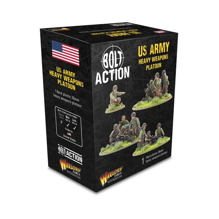 Bolt Action - US Heavy Weapons Platoon (Plastic)