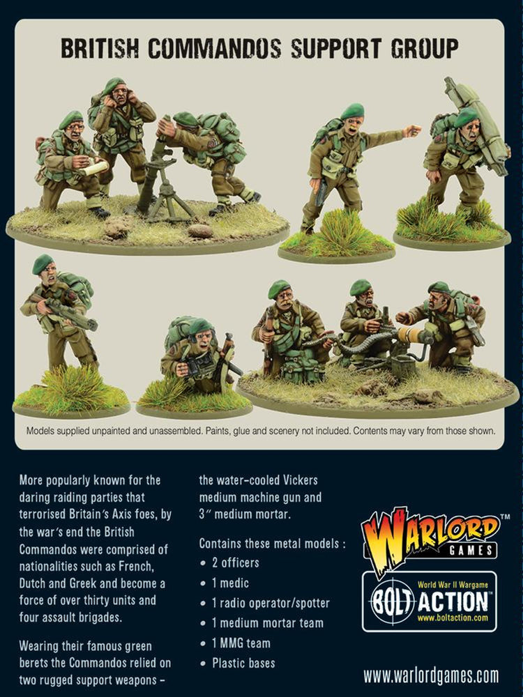 Bolt Action: Commandos Support Group - The Tabletop Strategist