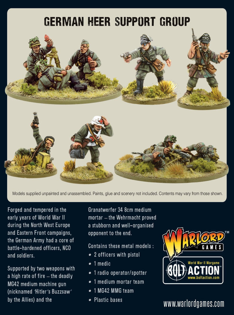 Bolt Action: German Heer Support Group - The Tabletop Strategist