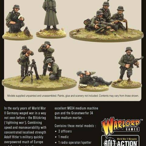 Bolt Action: Blitzkrieg German Support Group - The Tabletop Strategist