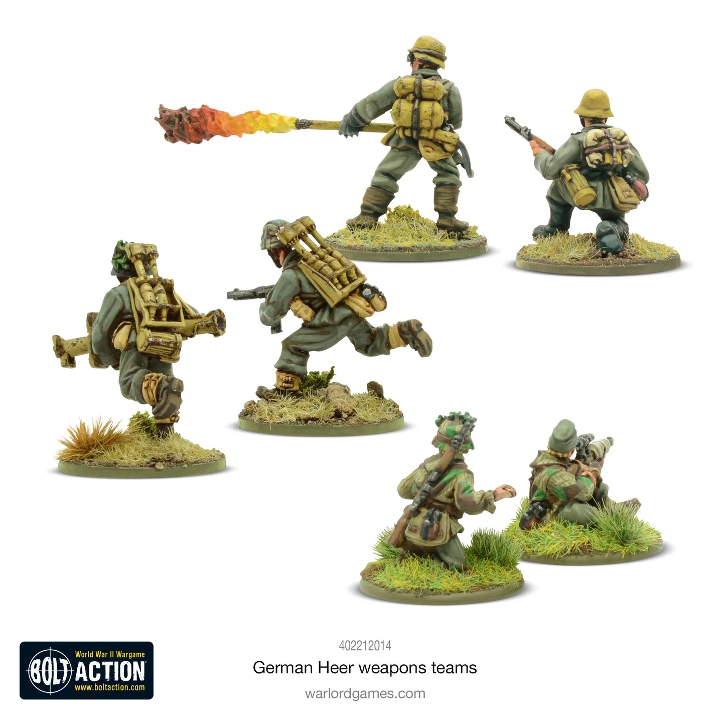 Bolt Action:  German Heer weapons teams
