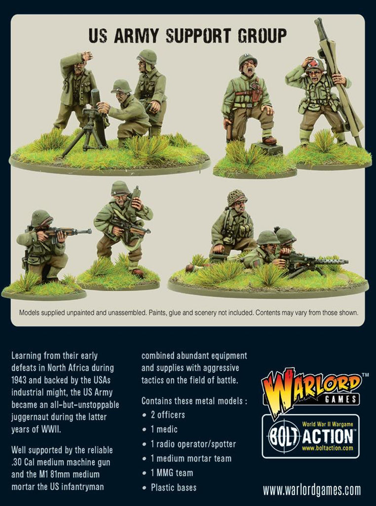 Bolt Action: US Army Support Group - The Tabletop Strategist