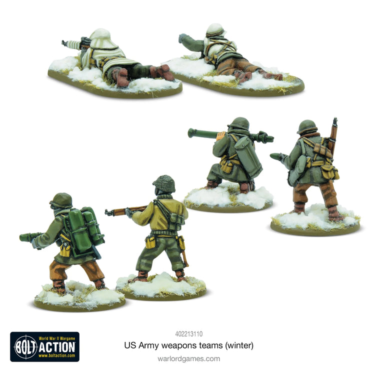 Bolt Action: US Army (Winter) weapons teams
