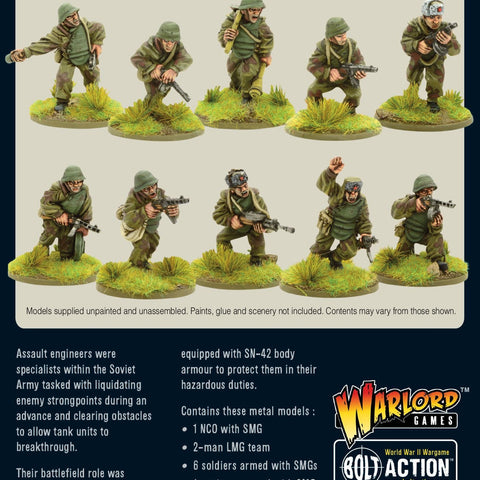 Bolt Action: Soviet Assault Engineers Squad - The Tabletop Strategist