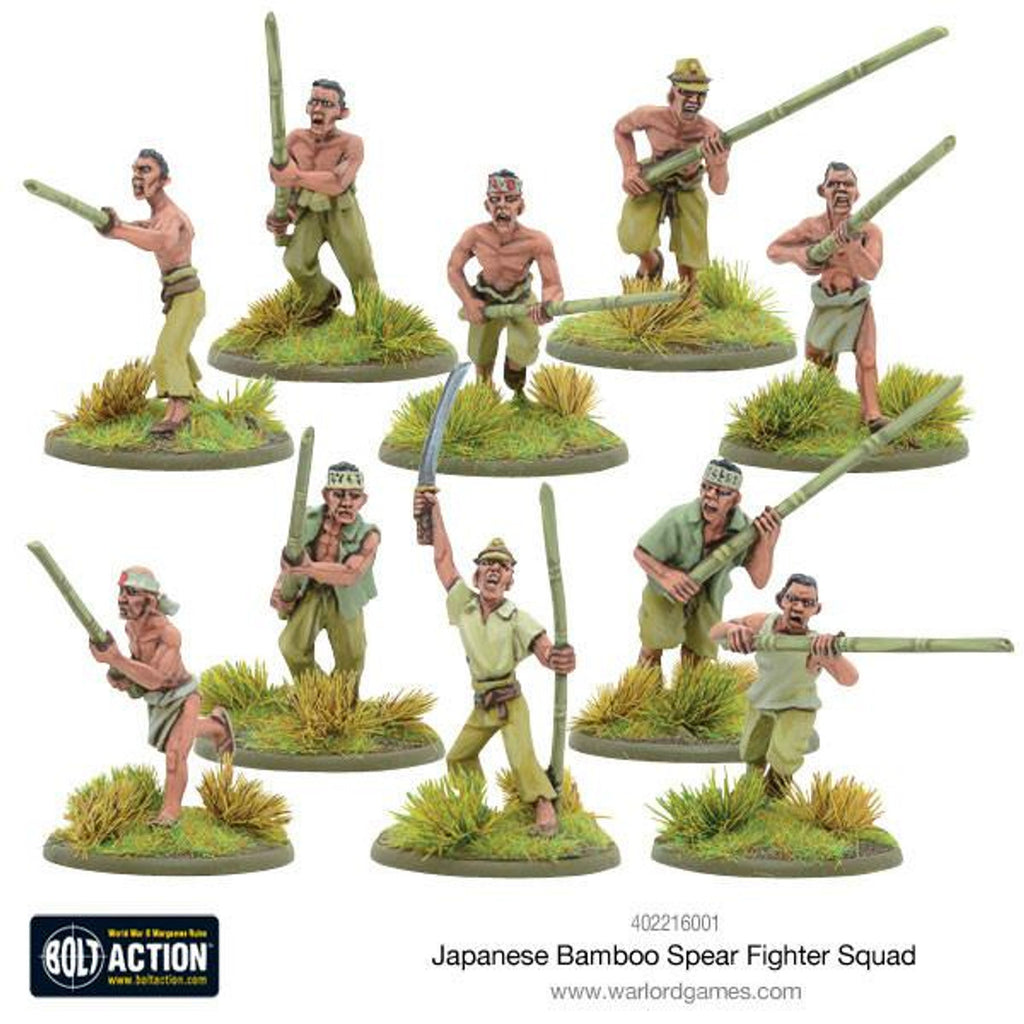 Bolt Action: Japanese Bamboo Spear Fighter Squad - The Tabletop Strategist