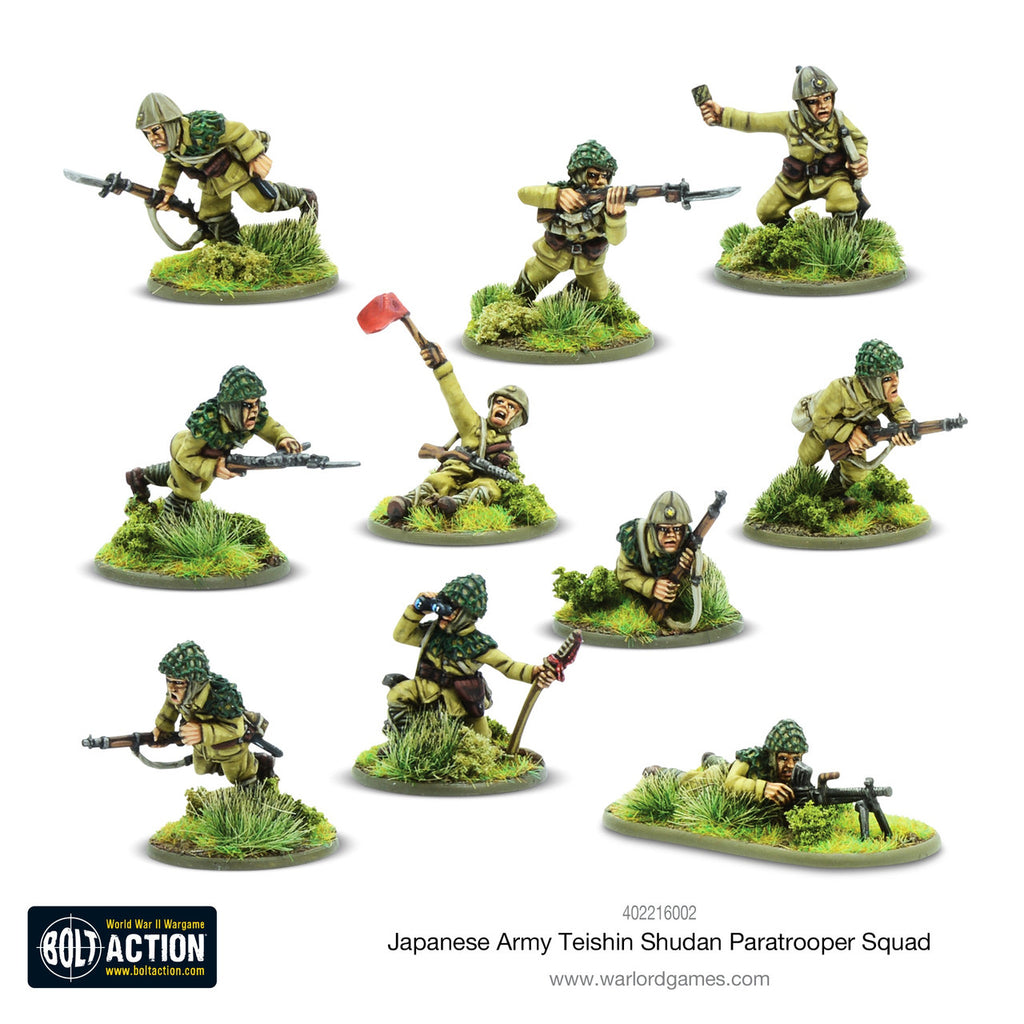 Bolt Action: Japanese Teishin Shudan Paratrooper Squad - The Tabletop Strategist