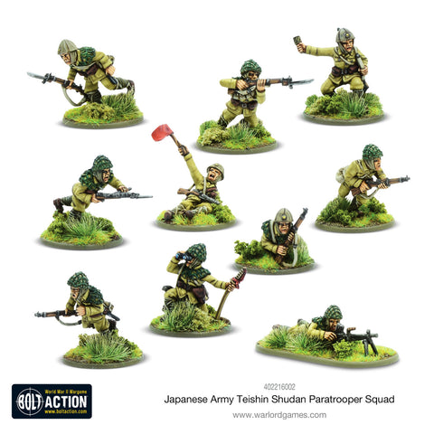 Bolt Action: Japanese Teishin Shudan Paratrooper Squad - The Tabletop Strategist