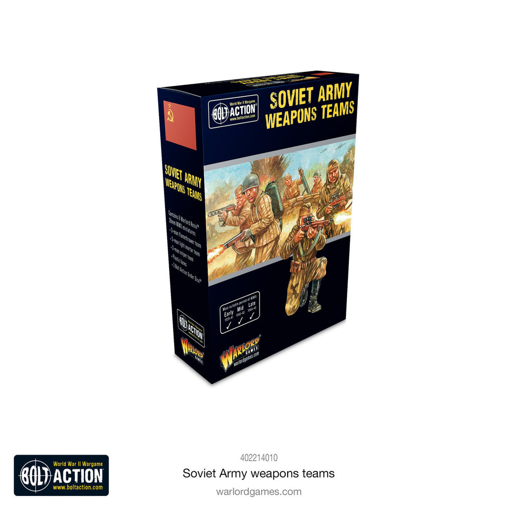 Bolt Action: Soviet Army Weapons Teams - The Tabletop Strategist
