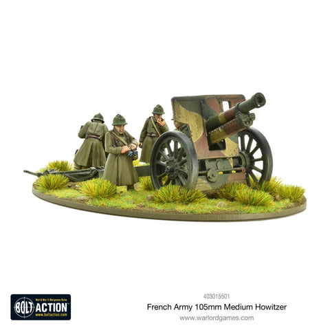 Bolt Action: French Army 105mm medium howitzer