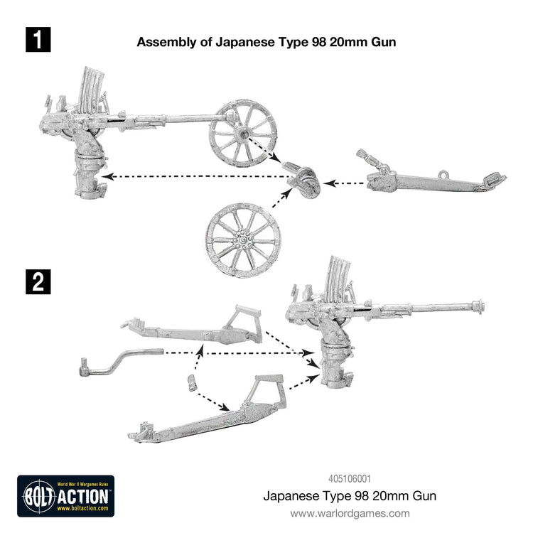 Bolt Action: Japanese Type 98 20mm Gun