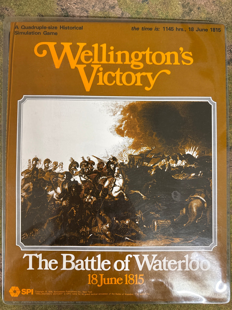 Wellington's Victory: Battle of Waterloo Game – June 18th, 1815 (1976)(Used, Unpunched)