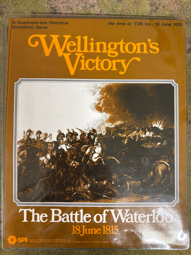 Wellington's Victory: Battle of Waterloo Game – June 18th, 1815 (1976)(Used, Unpunched)