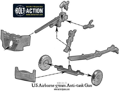 Bolt Action: US Airborne 57mm anti-tank gun (1944-45)
