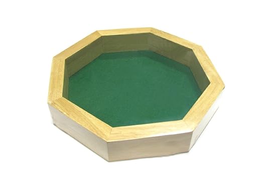 Koplow 10” Wood Dice Tray - The Tabletop Strategist