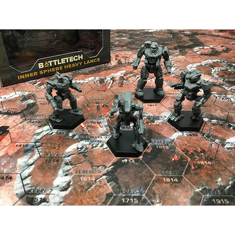 BattleTech: Inner Sphere Heavy Lance Miniatures Pack