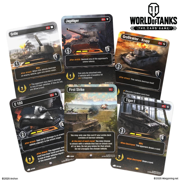 World of Tanks the Card Game: First Strike- Starter Deck- German