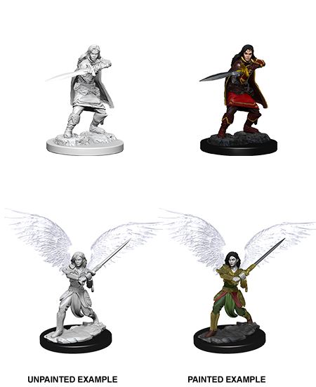 D&D Nolzur's Marvelous Miniatures - Aasimar Fighter (F)