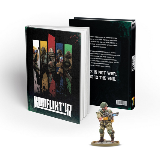 Konflikt '47 Rulebook with special Allied miniature (Preorder, Ships 9/27)
