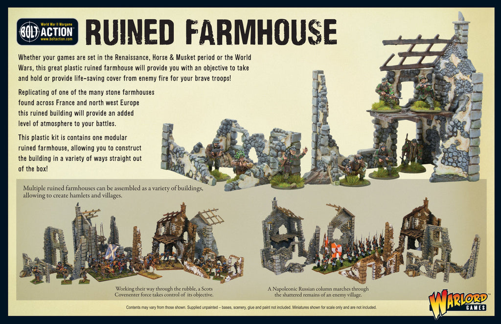 Bolt Action: Ruined Farmhouse - The Tabletop Strategist