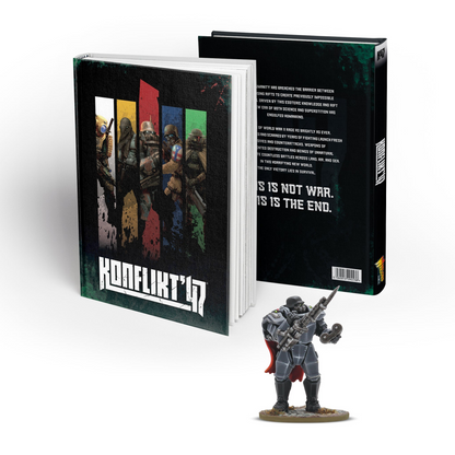 Konflikt '47 Rulebook with special Axis miniature (Preorder, Ships 9/27)