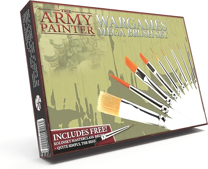 The Army Painter - Wargames Mega Brush Set - The Tabletop Strategist