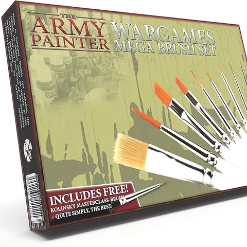 The Army Painter - Wargames Mega Brush Set - The Tabletop Strategist