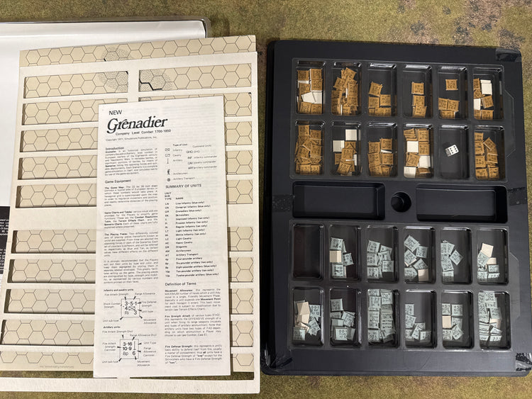 Grenadier: Tactical Warfare 1680-1850 (1972)(Used, Good)