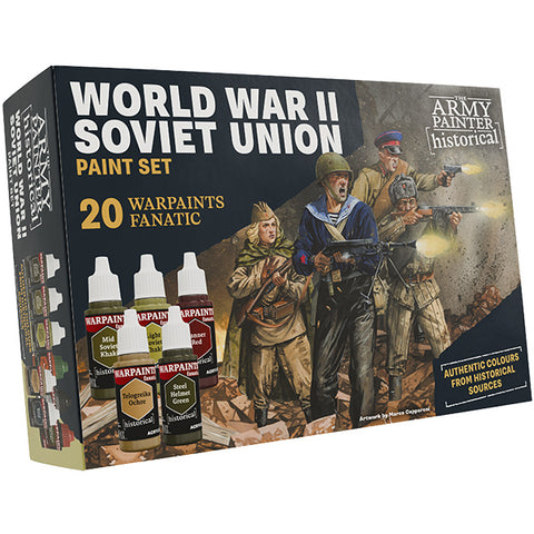 Army Painter: Warpaints: Historical WWII- Soviet Union Paint Set (20 Paints)