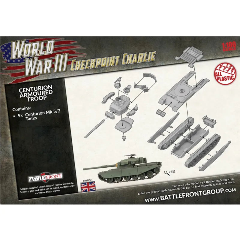 Team Yankee: British - Centurion Territorial Armoured Troop (TBBX16)