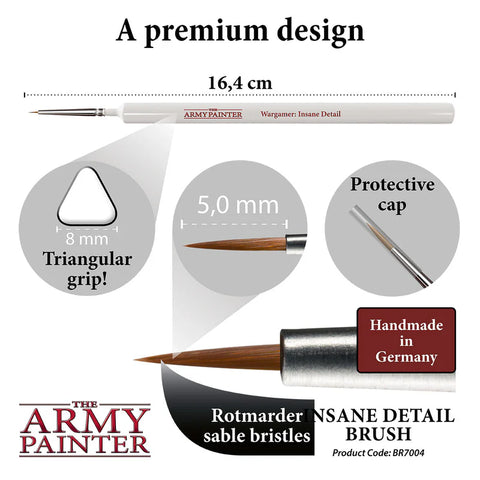 Army Painter - Wargamer Brush: Insane Detail