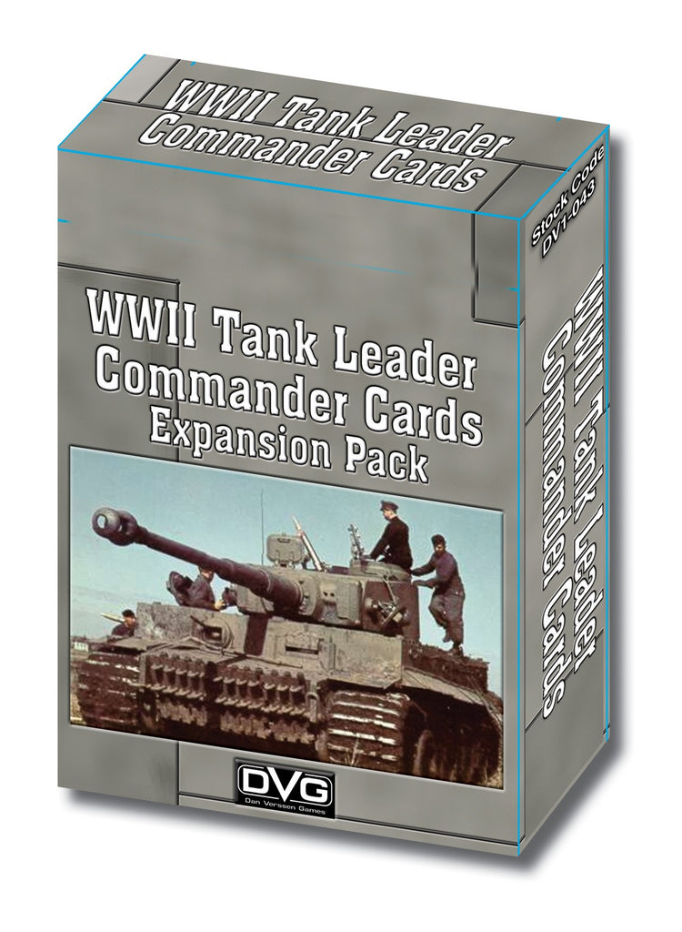 WWII Tank Leader Commander Cards Expansion - The Tabletop Strategist