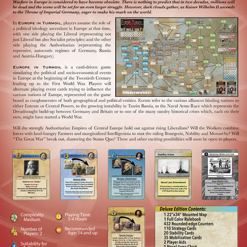 Europe in Turmoil: Prelude to The Great War, Deluxe Edition