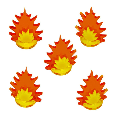 Artillery Strike Markers, Medium (5) - The Tabletop Strategist