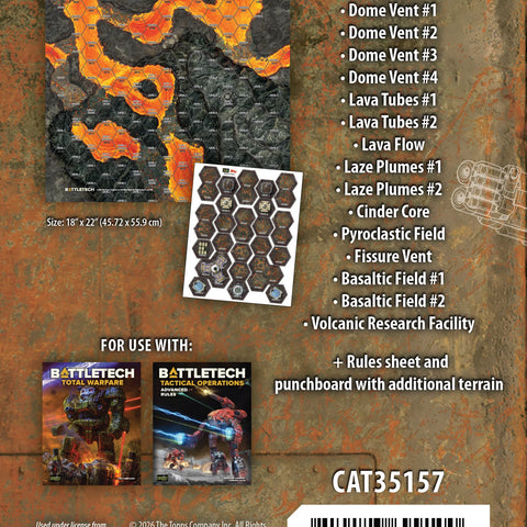 BattleTech: Map Pack- Volcanic
