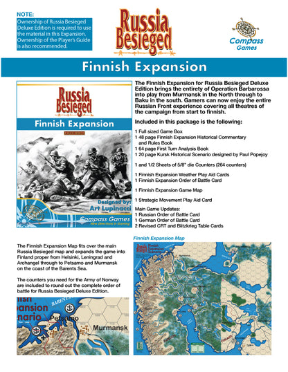 Russia Besieged Deluxe Edition, Finnish Expansion
