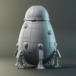 BattleTech: Map Scale DropShip- Overlord C-Class