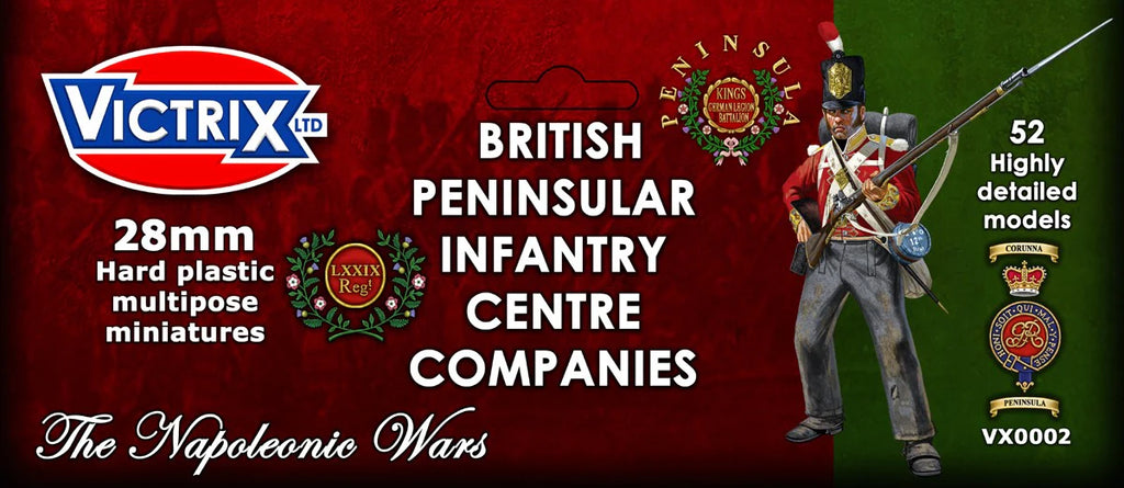 British Pieninsular Infantry Centre Companies - The Tabletop Strategist
