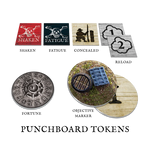 Port Royal Tokens and Terrain punchboard Set