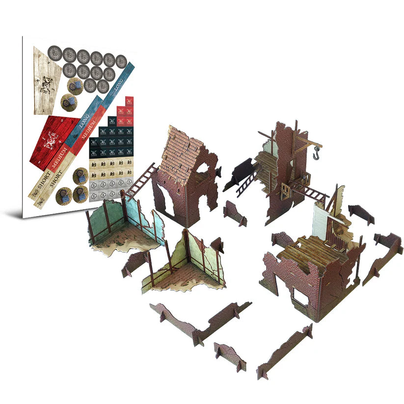 Port Royal Tokens and Terrain punchboard Set