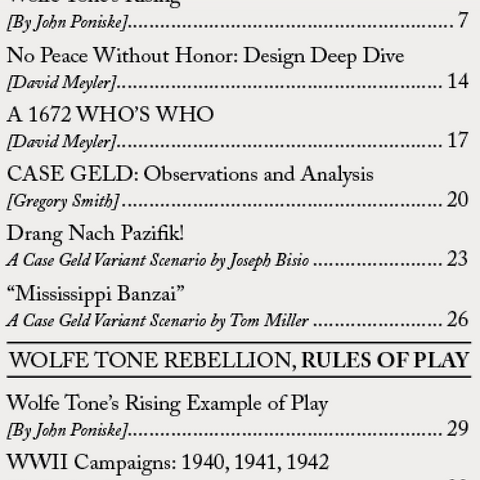 Paper Wars Issue 104: Magazine & Game (Wolfe Tone Rebellion)