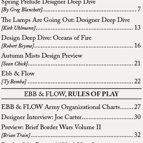 Paper Wars Issue 105: Magazine & Game (Ebb & Flow)