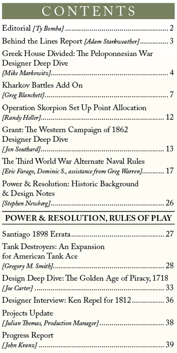 Paper Wars Issue 106: Magazine & Game (Power & Resolution)