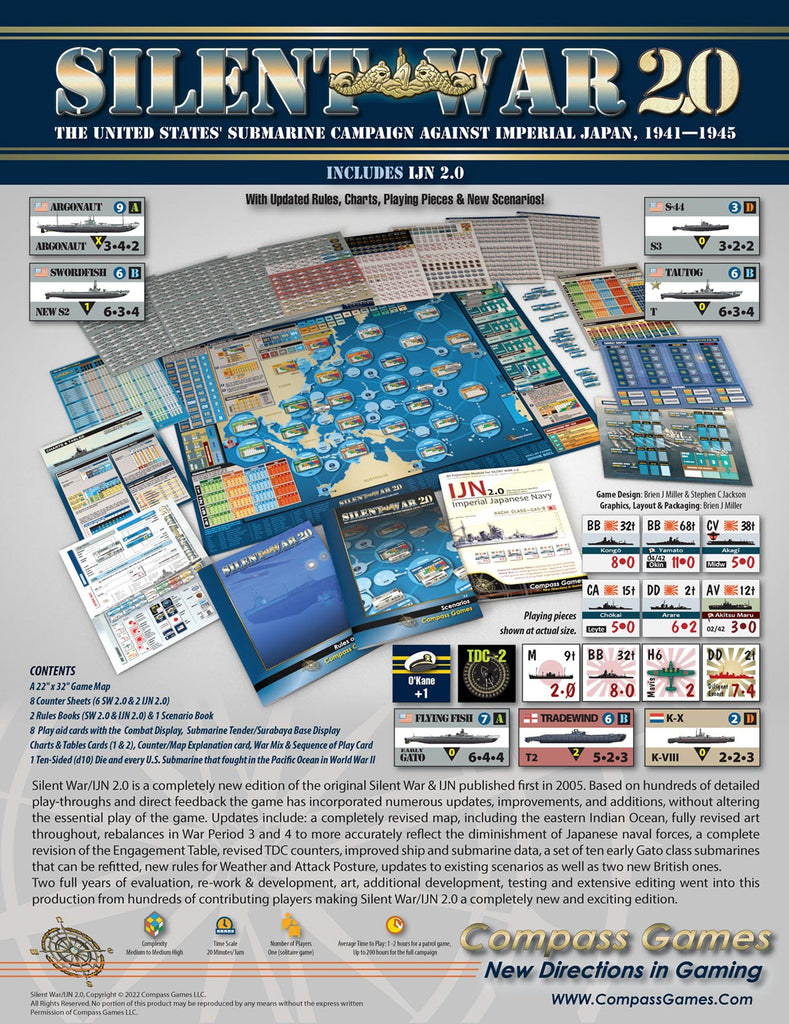 Silent War and IJN, Deluxe 2nd Edition - The Tabletop Strategist