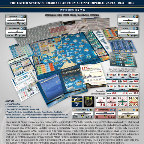 Silent War and IJN, Deluxe 2nd Edition - The Tabletop Strategist